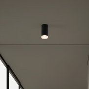 Nova Luce Mao - plafondlamp - Ø 5,5 x 10,8 cm - IP44 - zandzwart