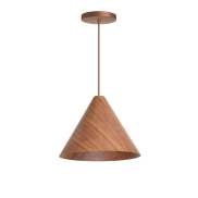 ETH Robin - hanglamp - Ø 33 x 227 cm - bruin