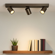 Projectlight Phoebe - opbouwspot 3L - 54 x 7 x 11 cm - brons