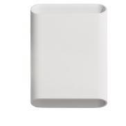 Artdelight Diaz - wandlamp - 4 x 14,5 x 20 cm - 2 x 6W LED incl. - IP65 - wit