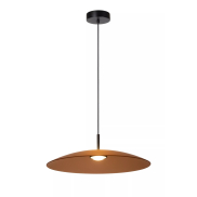 Lucide Menga - hanglamp - Ø 60 x 150 cm - 18,6W dimbare LED incl. - amber