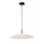 Lucide Menga - hanglamp - Ø 60 x 150 cm - 18,6W dimbare LED incl. - opaal
