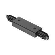 Nordlux Link Double Adaptor - 1-fase railsysteem - tussenconnector - 9,5 x 3,5 x 1,8 cm - zwart