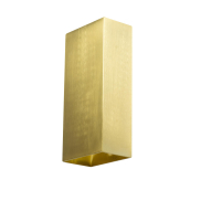 ETH David - wandlamp - 11,7 x 7,7 x 24,3 cm - messing