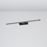 Nova Luce Livia - wandverlichting - 96 x 14 x 6 cm - 30W LED incl. - IP44 - zwart