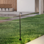 Nova Luce Pipe - tuinpaal - 11 x 94,5 cm - 5W LED incl. - IP65 - zandzwart