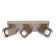 Artdelight Megano - opbouwspot 3L - 30 x 10 x 11,5 cm - champagne