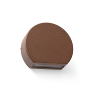 Faro Pill - wandverlichting - 10 x 3 x 8,5 cm - 4W LED incl. - IP54 - roestbruin