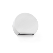 Faro Pill - wandverlichting - 10 x 3 x 8,5 cm - 4W LED incl. - IP54 - mat wit