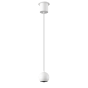 Artdelight Miami - hanglamp - Ø 10 x 218 cm - 10,8W dimbare LED incl. - wit