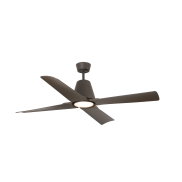 Faro Typhoon - plafondventilator met afstandsbediening - Ø 130 cm - IP44 - bruin