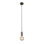 Searchlight - hanglamp - Ø 10 x 300 cm - messing en goud