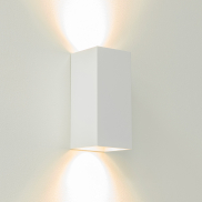 Artdelight Dante - wandverlichting - 6,7 x 6,7 x 15,4 cm - wit