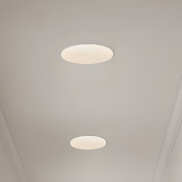 Nordlux Vic - plafondlamp - Ø 22 x 4 cm - 18W LED incl. - IP21 - wit - warm witte lichtkleur (3000K)