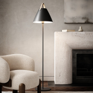 Design for the People Strap - vloerlamp - Ø 36 x 153,7 cm - zwart