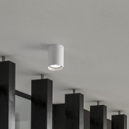 Nova Luce Dara - buiten plafondverlichting - Ø 8 x 11 cm - 9W LED incl. - IP54 - zandwit