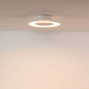 Lucide Foskal - plafondverlichting - Ø 21,5 x 5,2 cm - 6W LED incl. - wit