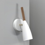 Design for the People Pure 10 - wandverlichting met schakelaar - 17 x 26 cm - wit
