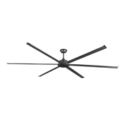 Faro Rotterdam 30 XXL - plafondventilator - Ø 300 cm - mat zwart