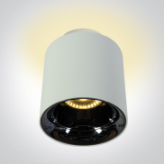 ONE Light Backlight Cylinders - opbouwspot 2L - Ø 8,5 x 10,2 cm - 10W + 2W LED incl. - wit