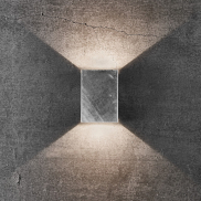Nordlux Fold - buiten wandverlichting - 10,6 x 4,5 x 14,9 cm - 2 x 3,5W LED inc. - IP54 - gegalvaniseerd staal