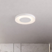 Nova Luce Pada - plafondlamp - Ø 40 x 5 cm - 25W dimbare LED incl. - zandwit