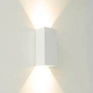 Artdelight Dante XL - wandverlichting - 9 x 10 x 24 cm - wit