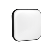 Century Italia Simply - wand/plafondlamp - 22 x 7,3 x 22 cm - 24W LED incl. - IP65 - zwart