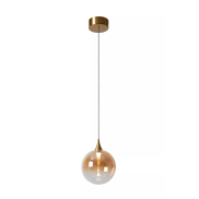 Lucide Gisela - hanglamp - Ø 16 x 150 cm - 5W LED incl. - amber
