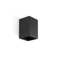 Faro Lune - wandlamp - 8 x 10 x 6,5 cm - zwart