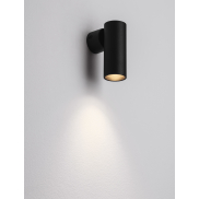 Nova Luce Mor - wandverlichting - 4 x 7 x 10 cm - zwart