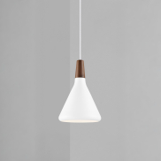 Design for the People Nori 18 - hanglamp - Ø 18 x 35,5 cm - wit