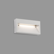 Faro Path - wandverlichting - 20,2 x 4,2 x 10,5 cm - 9W LED incl. - IP44 - mat wit