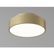 Artdelight Chicago - plafondlamp - Ø 25 x 9 cm - 19,5W dimbare LED incl. - warm goud