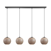 ETH Orb Saturn - hanglamp - 120 x 25 x  200 cm - zwart en taupe