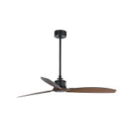 Faro Justfan - plafondventilator met afstandsbediening - Ø 128 cm - zwart en donkerbruin