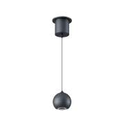 Artdelight Miami - hanglamp - Ø 10 x 218 cm - 10W dimbare LED incl. - zwart