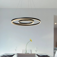 Lucide Triniti - hanglamp - Ø 80 x 135 cm - 136W dimbare LED incl. - zwart