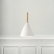 Design for the People Pure 20 - hanglamp - Ø 20 x 344 cm - wit en bruin
