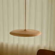 Design for the People Artist 40 - hanglamp - Ø 40 x 306 cm - 25W dimbare LED incl. - stoffige roos
