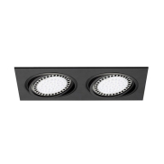 Zuma Line Boxy DL 2 - inbouwspot 2L - 350 x 180 mm, 315 x 155 inbouwmaat - zwart