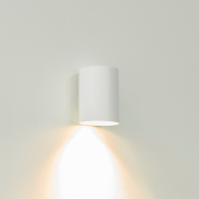 Artdelight Roulo1 - wandverlichting - Ø 6,4 x 9 cm - wit