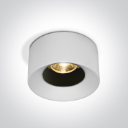 ONE Light Recessed Spots Fixed LED - inbouwspot - Ø 65 mm, Ø 54 mm inbouwmaat - 7W LED incl. - wit