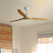 Faro Alo L - plafondventilator - Ø 152 cm - mat wit en den