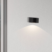 Nova Luce Opera - buiten wandverlichting - 11 x 6,8 x 10 cm -  6W LED incl. - IP54 - donker antraciet