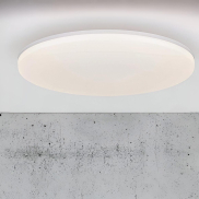 Nordlux Vic - plafondlamp - Ø 35 x 4 cm - 32W LED incl. - IP21 - wit - witte lichtkleur (4000K)