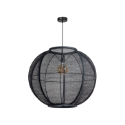 ETH Fabric - hanglamp - Ø 78 x 300 cm - zwart