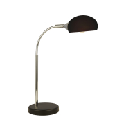 Searchlight Astro - tafellamp - 15 x 49 cm - zwart en chroom