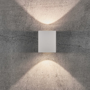 Nordlux Canto Kubi 2 - buiten wandverlichting - 8,7 x 10,4 cm - 2 x 6W LED incl. - IP44 - wit
