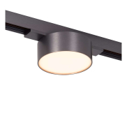 Lucide Linial Fixt - magnetisch railsysteem - railspot - Ø 7,4 x 4,5 cm - 6W LED incl. - dimfunctie en instelbare lichtkleur via app - zwart mat chroom